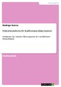 Exkursionsbericht: Karbonatsedimentation - Sedimente des unteren Mississippium des westlichsten Deutschlands