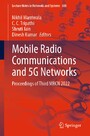 Mobile Radio Communications and 5G Networks - Proceedings of Third MRCN 2022