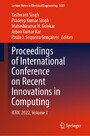 Proceedings of International Conference on Recent Innovations in Computing - ICRIC 2022, Volume 1